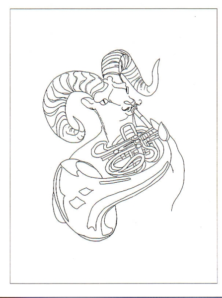 Dall Sheep with French Horn