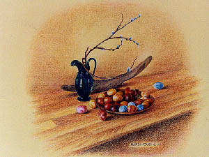 Still Life with Easter Eggs